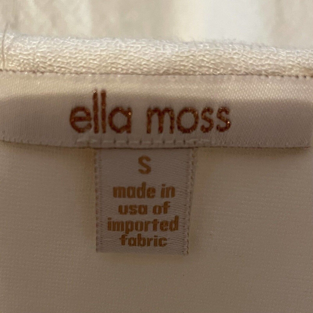 Ella Moss Debbie Strapless Corset Dress Size Small Ivory Cotton Minimali… - Picture 8 of 10